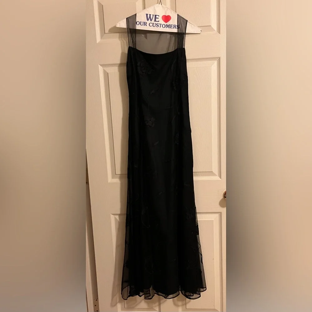 Ralph Lauren Long Black Dress - Picture 1 of 15